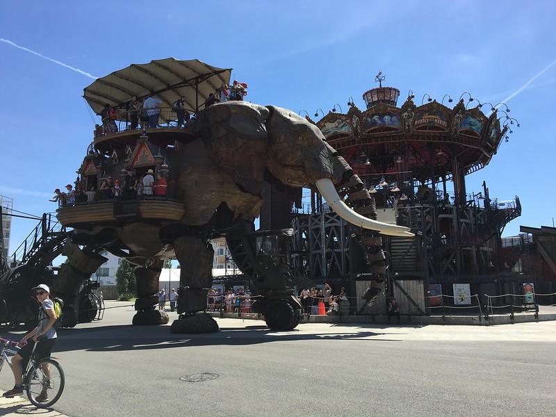 Le Grand Elephant et Le Carrousel des Mondes Marins, Nantes