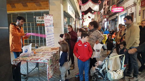 Animación navideña en la calle San Sebastián