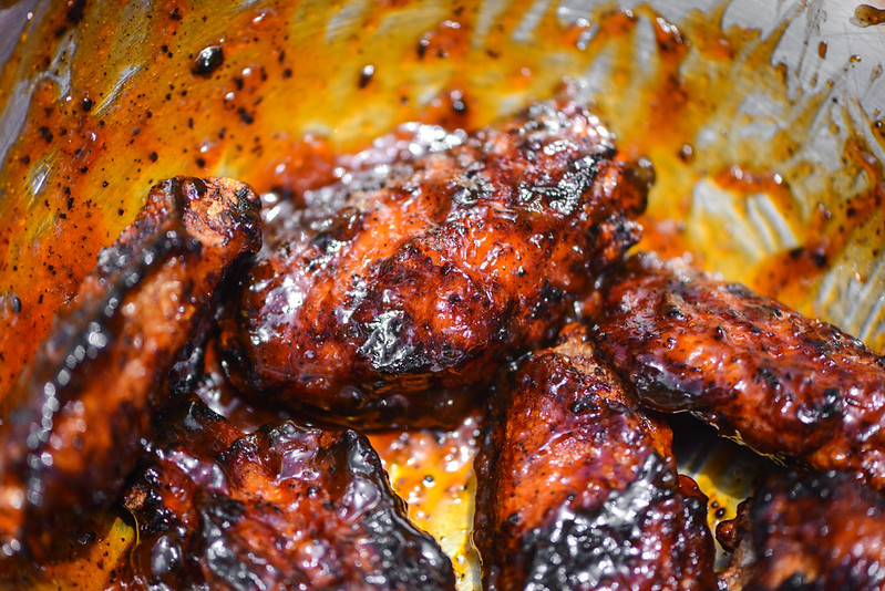 Smoked, Fried, and Grilled Barbecue Wings