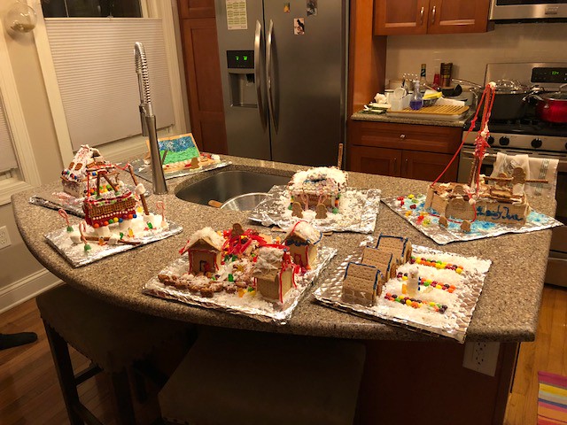 Holiday parties & gingerbread creations