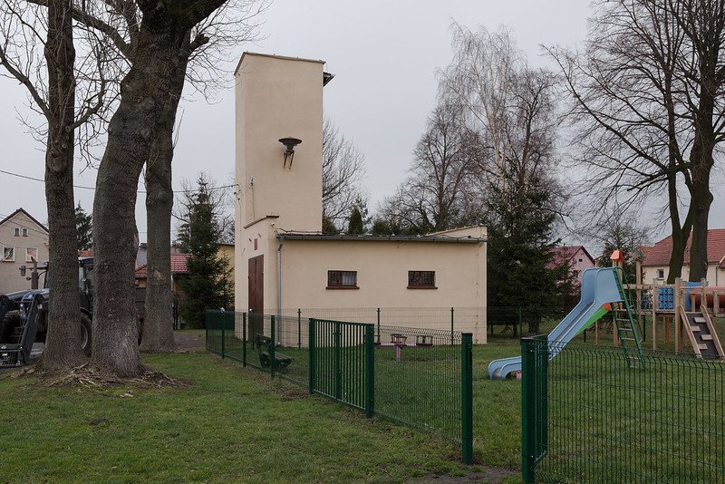 Firestation and playground, Kończyce, 01.01.2018