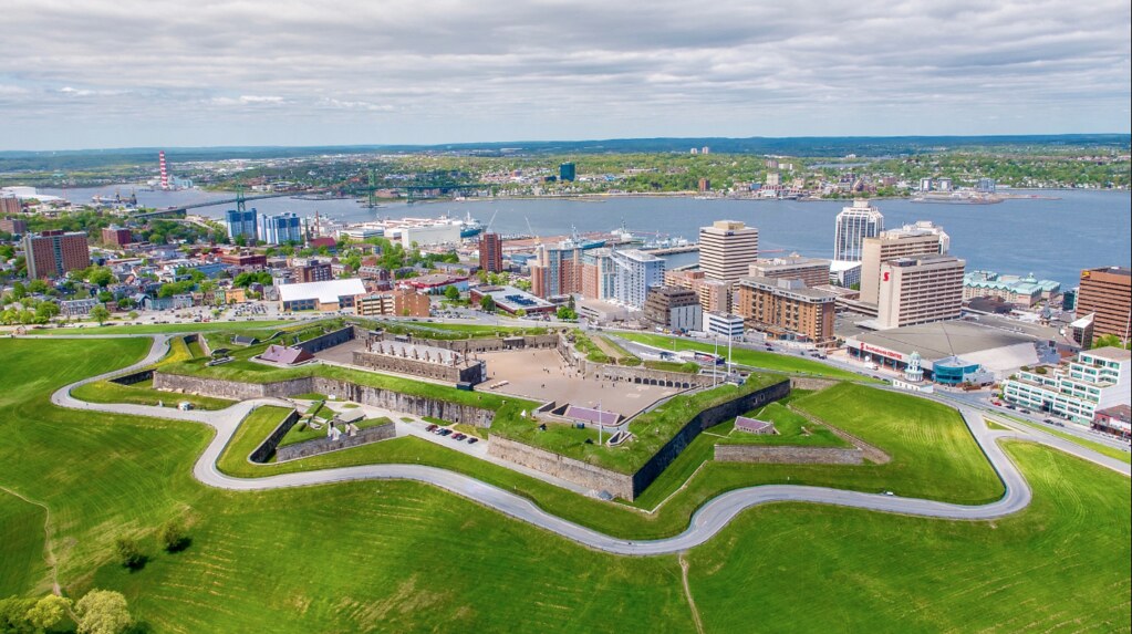 Aerial View of The Citadel Halifax (NS) 2017