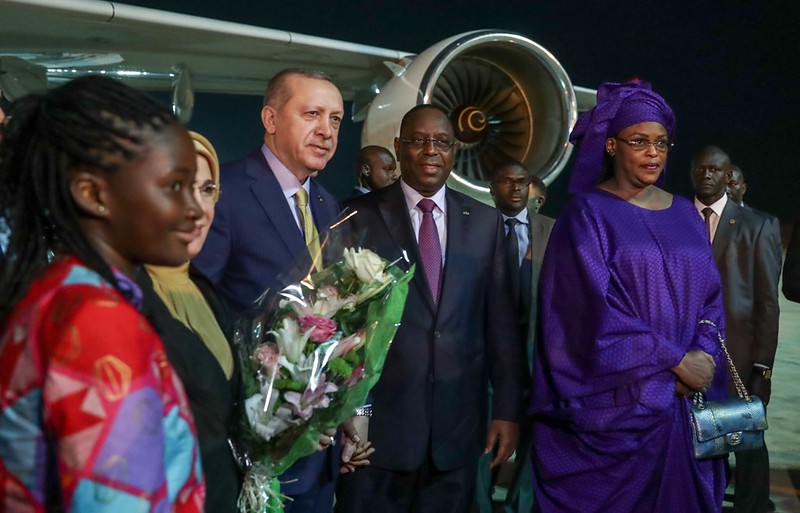 Arrivé du Président de la République de Turquie SEM Recep Tayyip Erdoğan