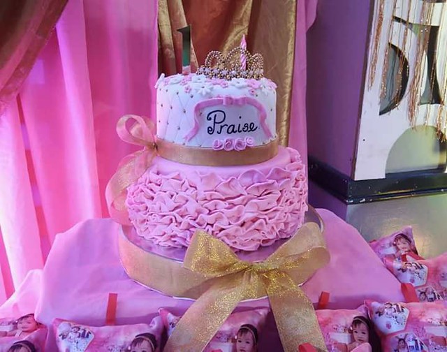 Princess Theme Birthday Cake by Ria Mendoza Gatchalian of JK Cupcakes & More