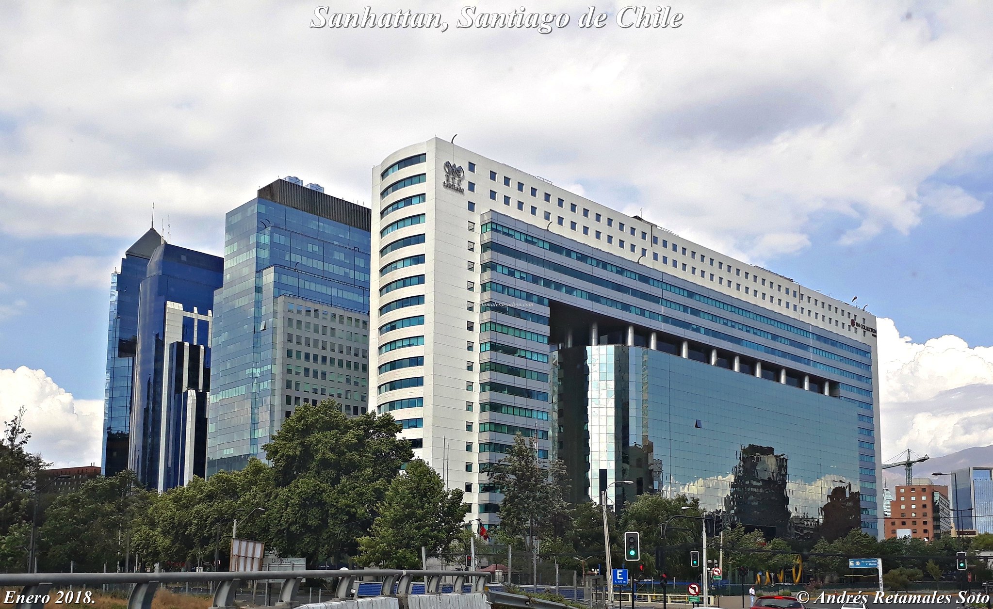 Sanhattan, Santiago de Chile, Enero 2018