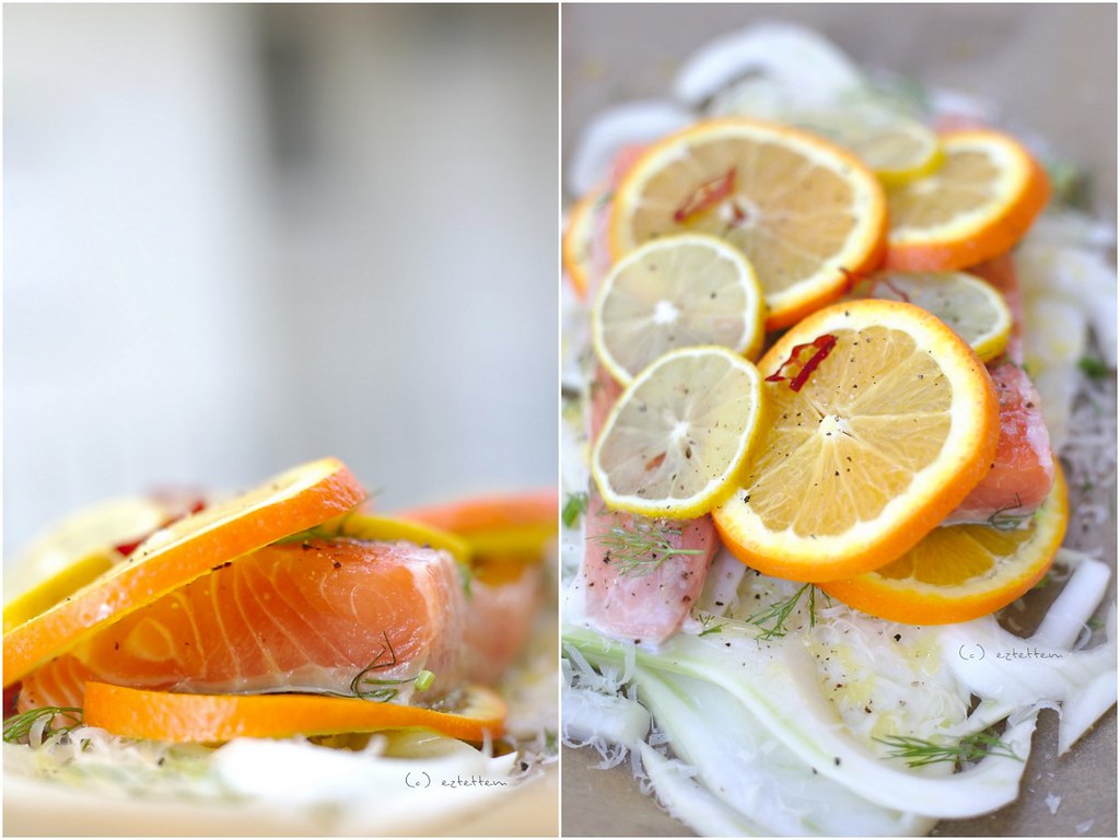 roasted salmon with fennel and citrus