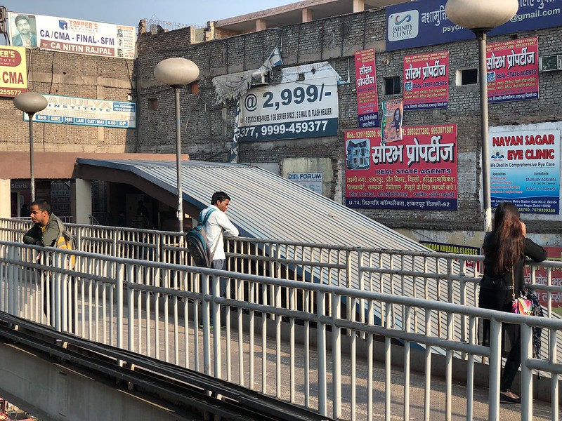 City Landmark - Metro Footbridge, Laxmi Nagar