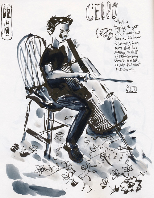 Sketchbook #112: Cello