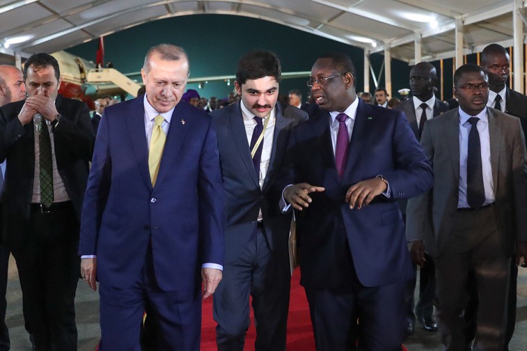 Arrivé du Président de la République de Turquie SEM Recep Tayyip Erdoğan