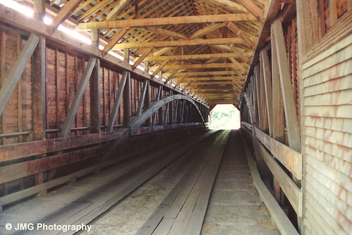 coveredbridge outdoors naturallight meemsbottombridge shenandoahcounty virginia historic woodenstructure interior