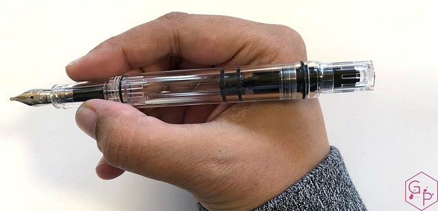Review @TWSBI Eco Clear Fountain Pen - 1.1 mm stub @GouletPens @BrianGoulet_ 11