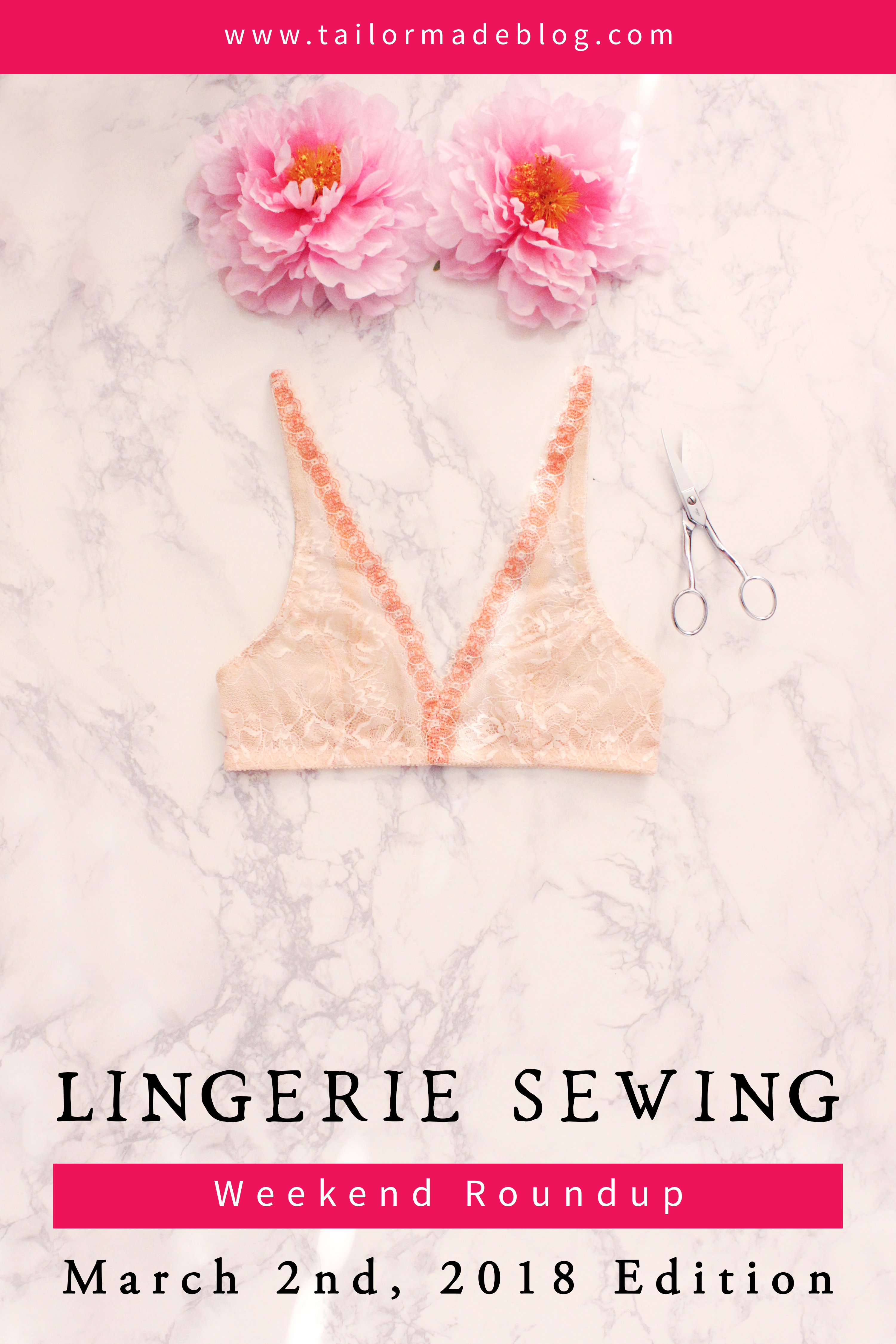 March 2nd, 2018 Lingerie Sewing Weekend Round Up Latest news and makes and sewing projects from the lingerie sewing bra making community