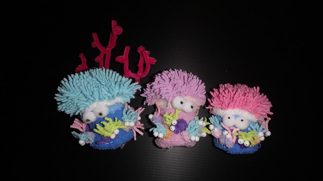 How to make plushie sea anemones with babies