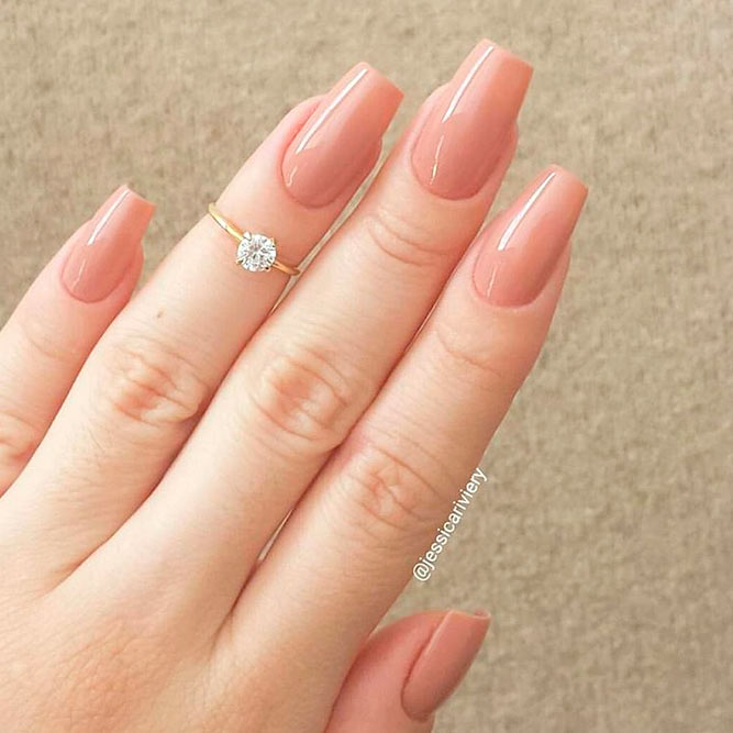 10 Nude Nail Designs for Girls Who like to Keep It Simple 