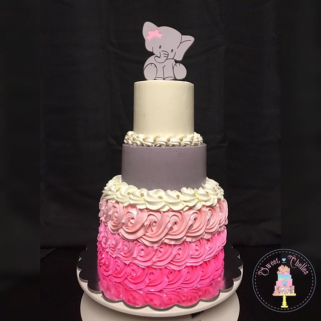 Baby Shower Cake by Sweet_Chelles