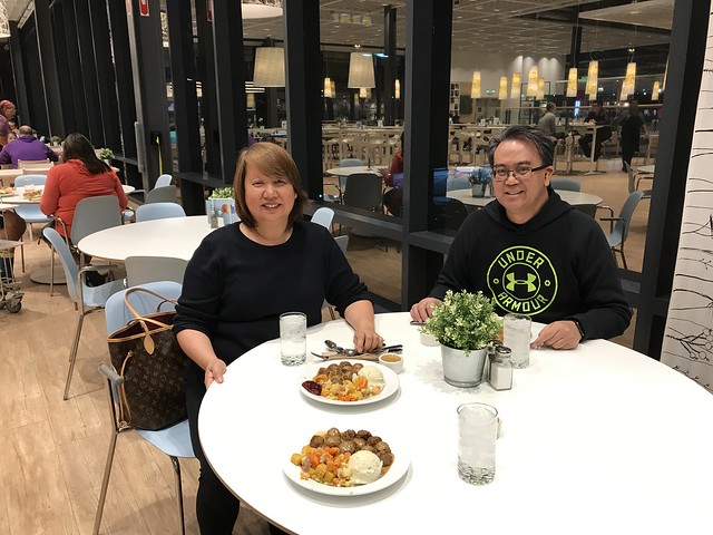 IKEA dinner with Len and Bong Jan 13, 2018