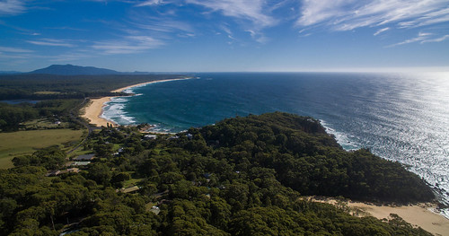 coastline aerial oblique ocean forest beaches gulaga sapphirecoast drone quadcopter dji phantom3a djifc300s
