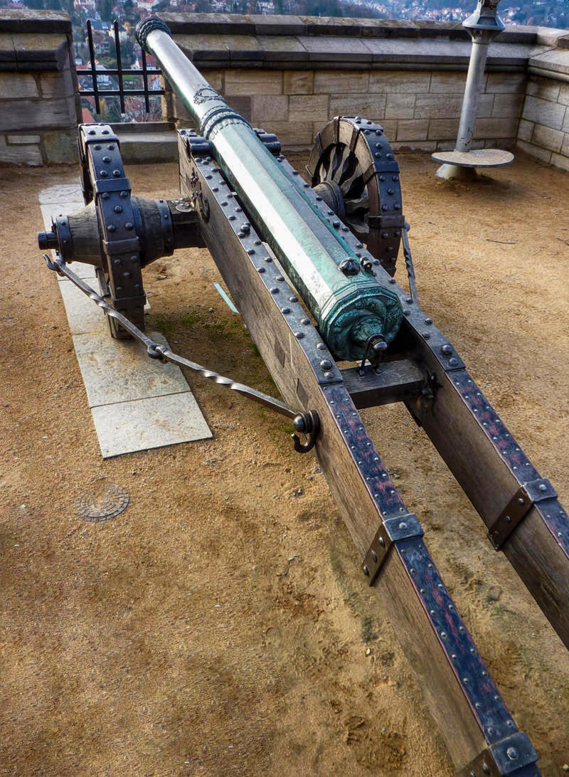 Cannon at Wernigerode Castle. Credit Timur Y