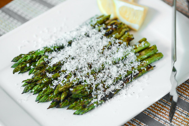 Grilled Asparagus with Parmesan
