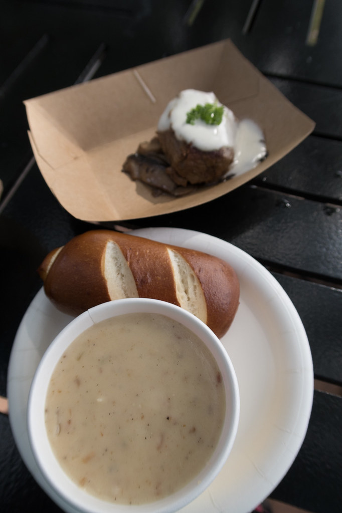 Filet and Cheddar Cheese Soup at EPCOT Food and Wine Festival