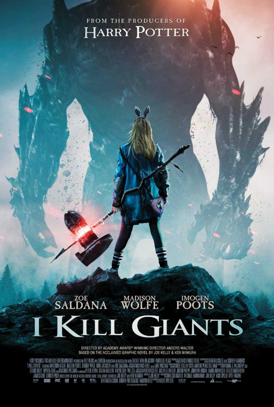 La película I Kill Giants presenta póster y es impresionante