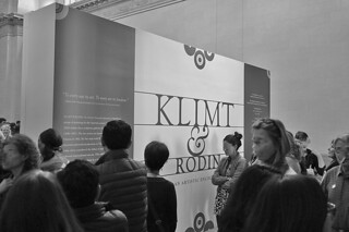Klimt - Legion of Honor sign bw