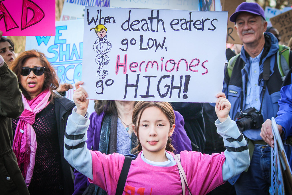 When death eaters go low, Hermiones go high