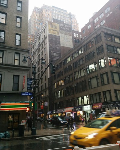 East 33rd and Madison in the rain #newyorkcity #newyork #manhattan #madisonave #east33rd #rain #latergram