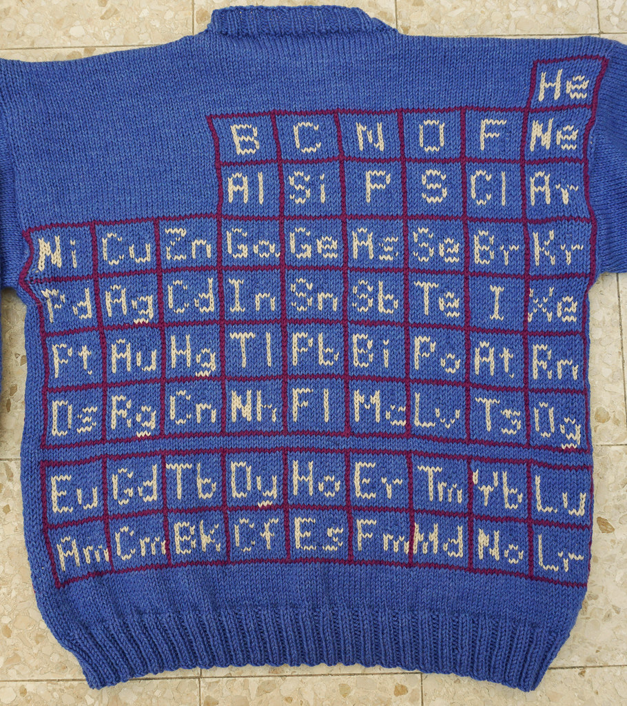 Periodic Table Sweater