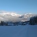 Mulda (15b), výhled na Sněžku a Studniční horu