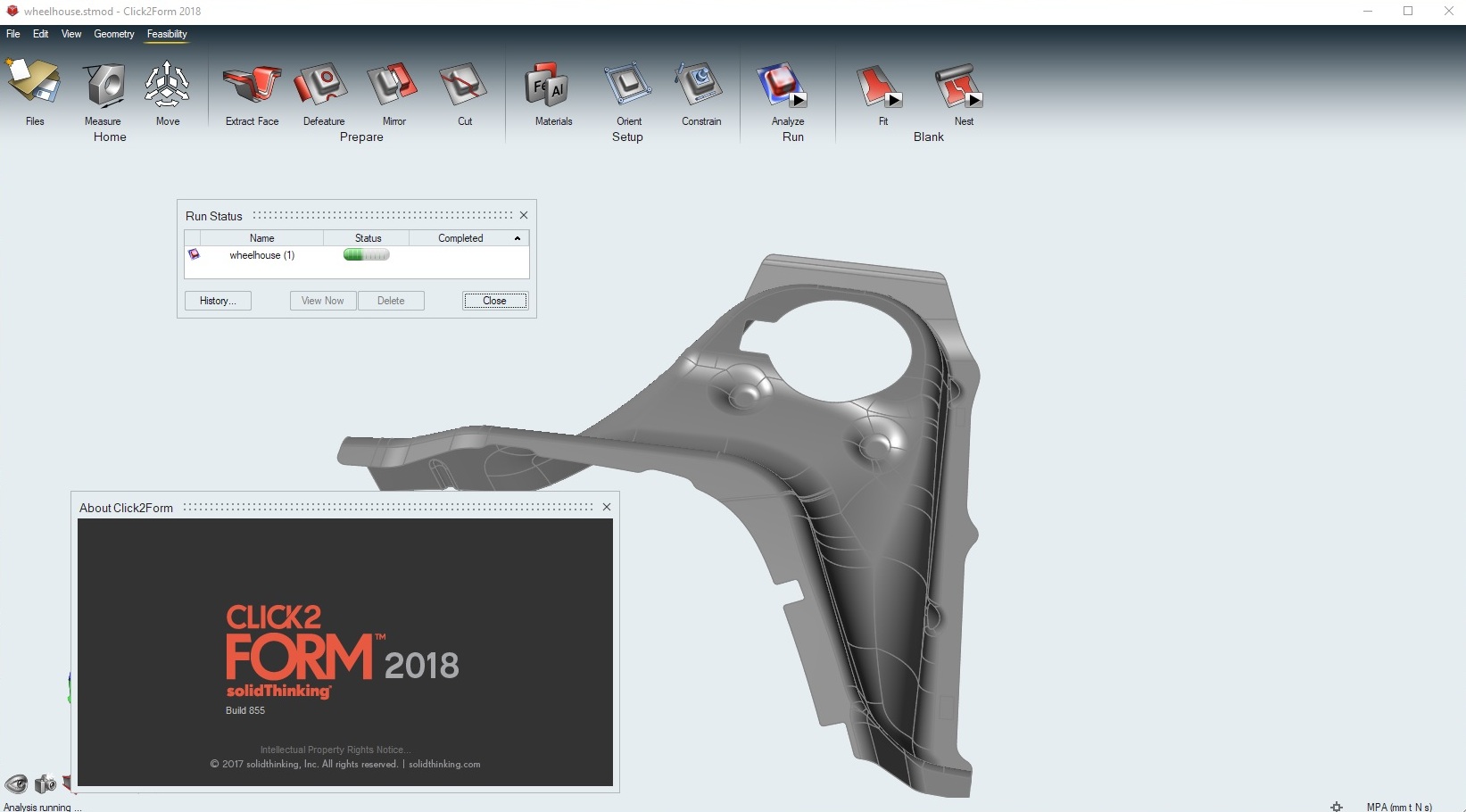 Working with solidThinking Click2Form 2018.0.855 full license