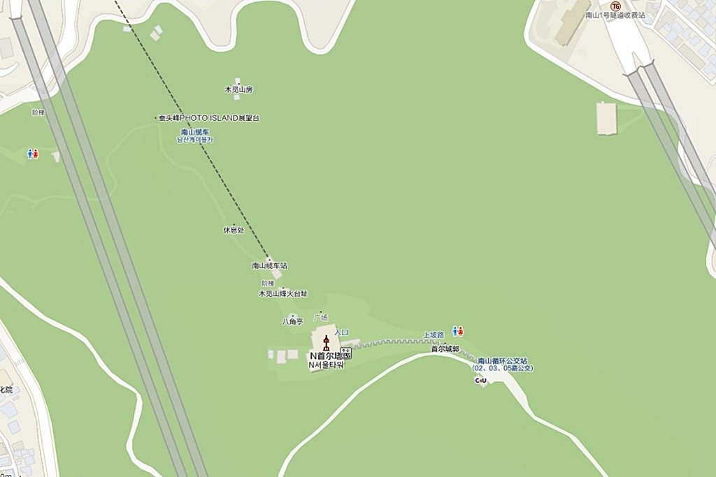 Seoul Tower Map 3