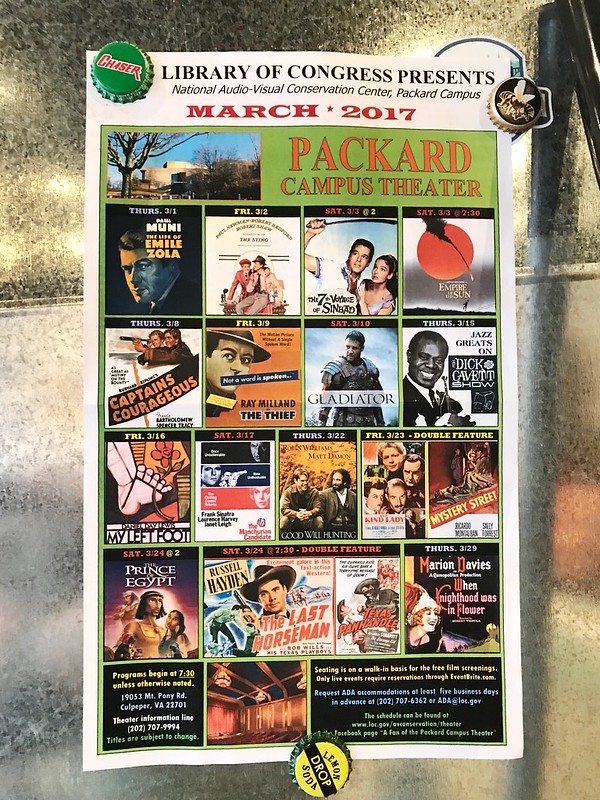 Packard Campus March Schedule
