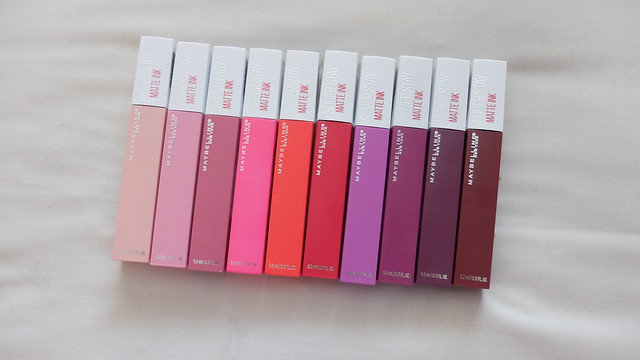 maybelline super stay matte ink review and swatches