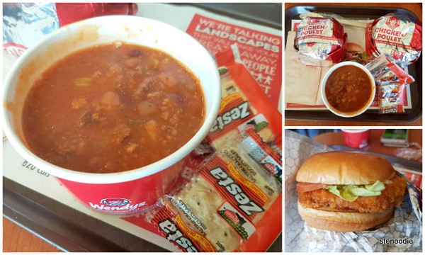 Chili and Spicy Chicken Burger 