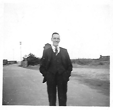Woodyard Albert Knowles with canal road bridge in background
