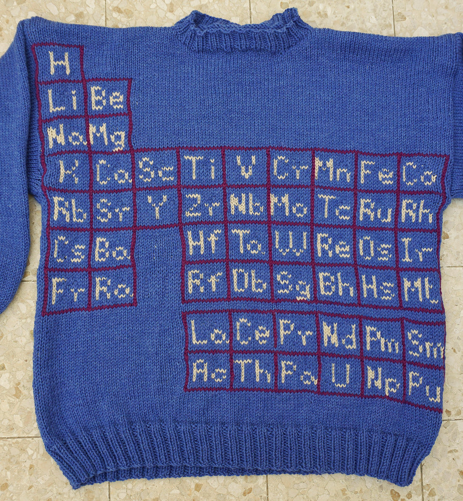 Periodic Table Sweater