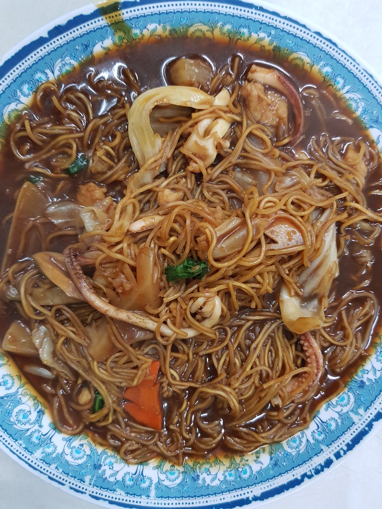 福建海鮮燜生麵 Hokkien Seafood  "Sang Mee" $10 @ 新隆發餐館 Restoran Sin Leong Huat Shah Alam