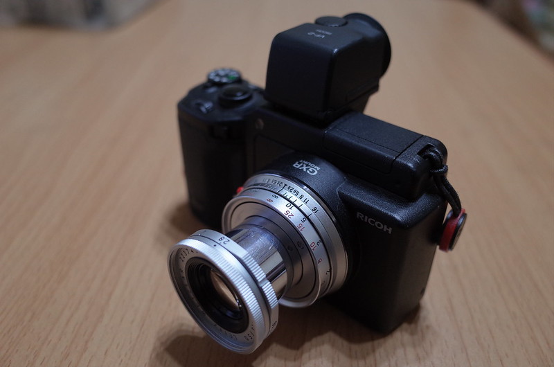 RICOH GXR+A12 Mマウントユニット Leica Elmar 50mm f2