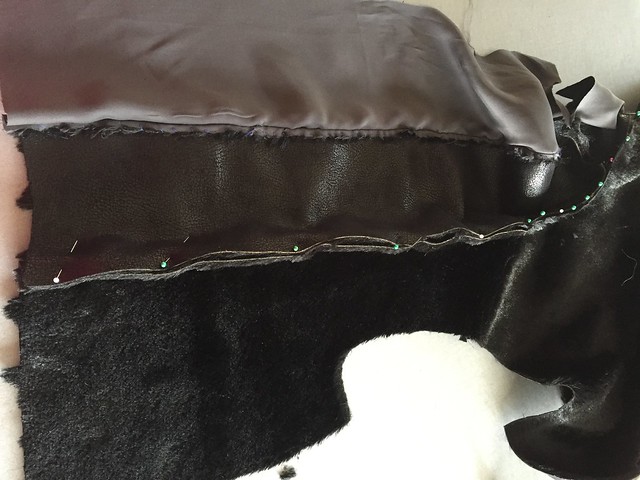 fur vest inside stitching