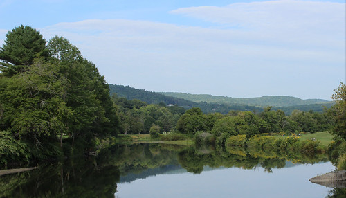 reflection vermont vt us usa quechee unitedstates nature river rivière water summer été