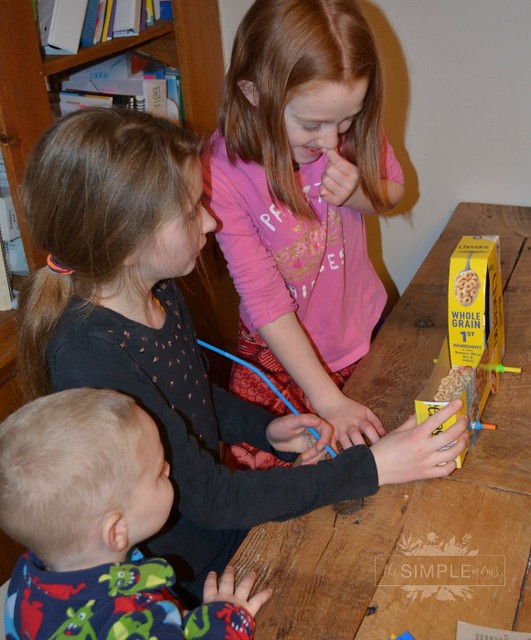 General Mills Cereals Rube Goldberg machines truck and axels on The SIMPLE Moms