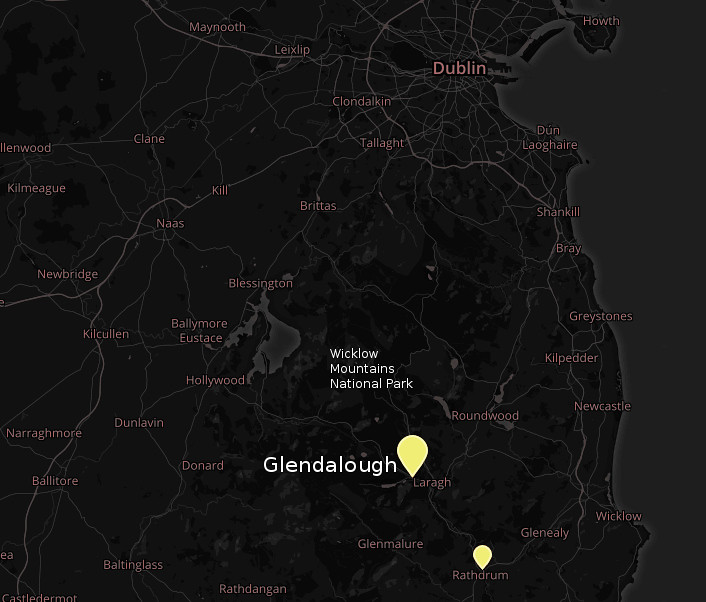 Gledalough - mappa