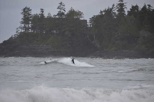 Tofino - Surfer in a wave