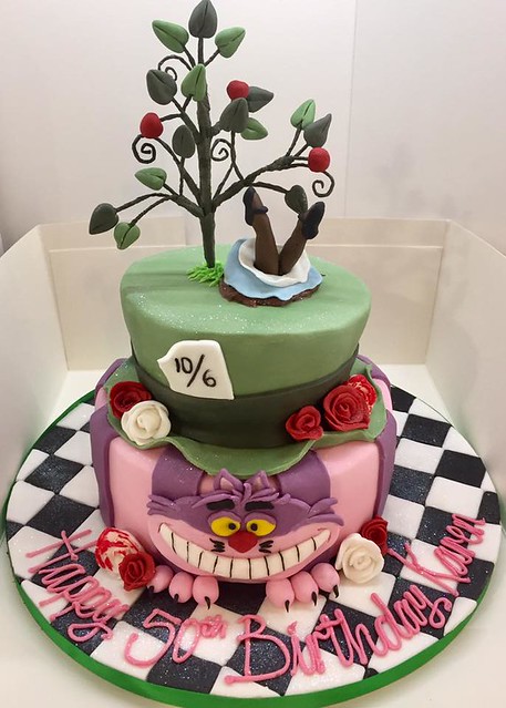 Alice in Wonderland Cake by OLIVIA'S Cake Co.