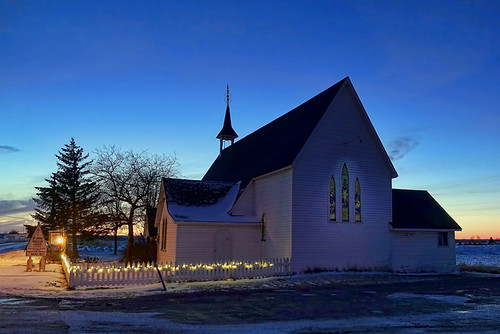 church night winter cold sunset bluehour