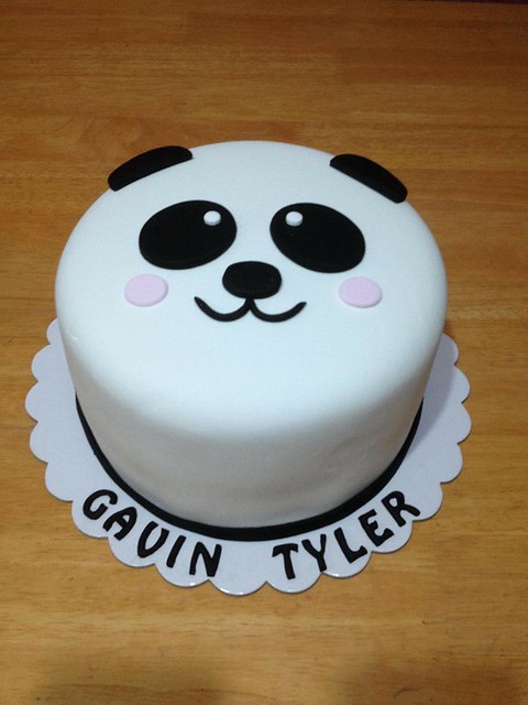 Panda Bear Cake by Celia Bruno