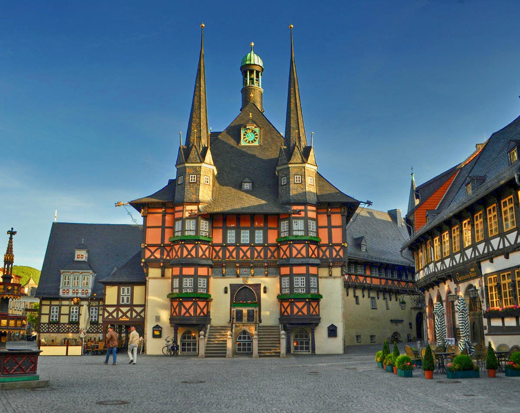 Wernigerode's Gothic Town Hall. Credit Klugschnacker