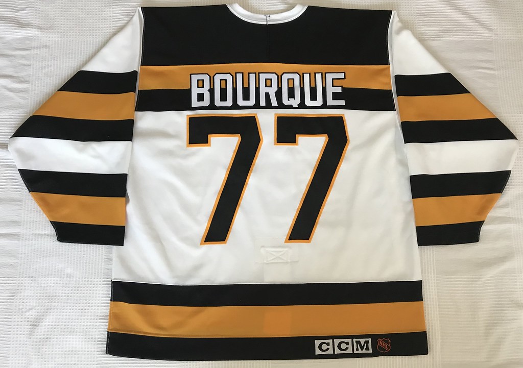1991-92 Ray Bourque Boston Bruins TBTC Jersey Back