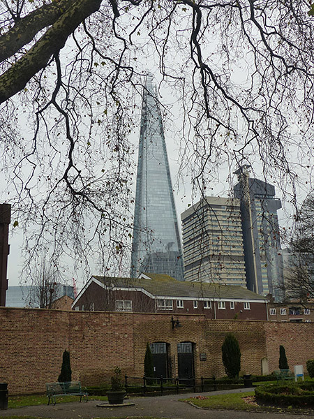 shard and old buildings